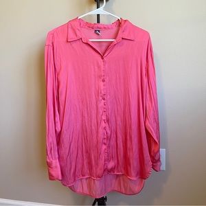 Silk Button Down Blouse